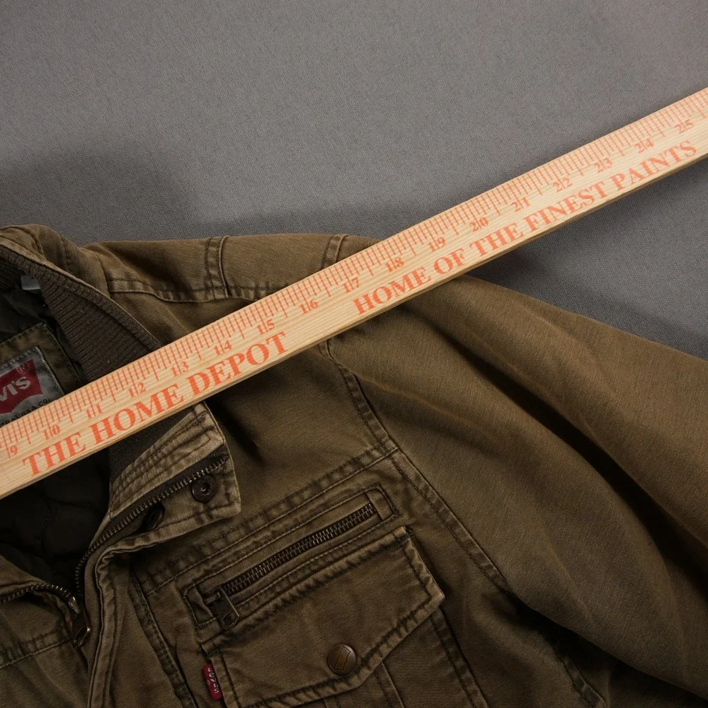 Levi's Military Field Trucker Canvas Quilted Men Jacket S Utility Multi Pocket